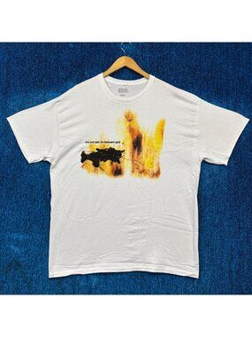 Nine Inch Nails The Downward Spiral Rock White T-Shirt Size Extra Large